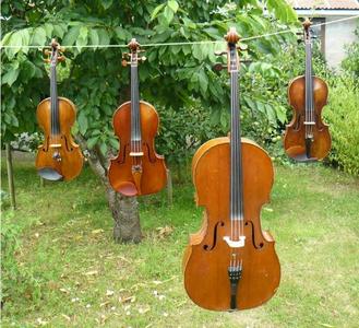 Les instruments du quaturo à cordes : 2 violons, 1 alto, 1 violoncelle