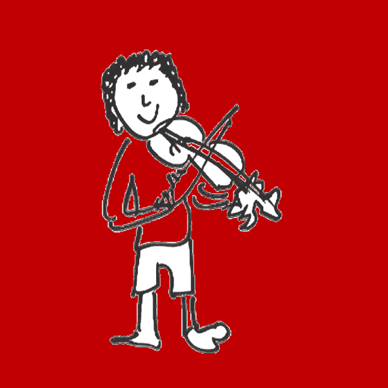 Caricature : Olivier Gervais, violoniste du Quatuor du Commun