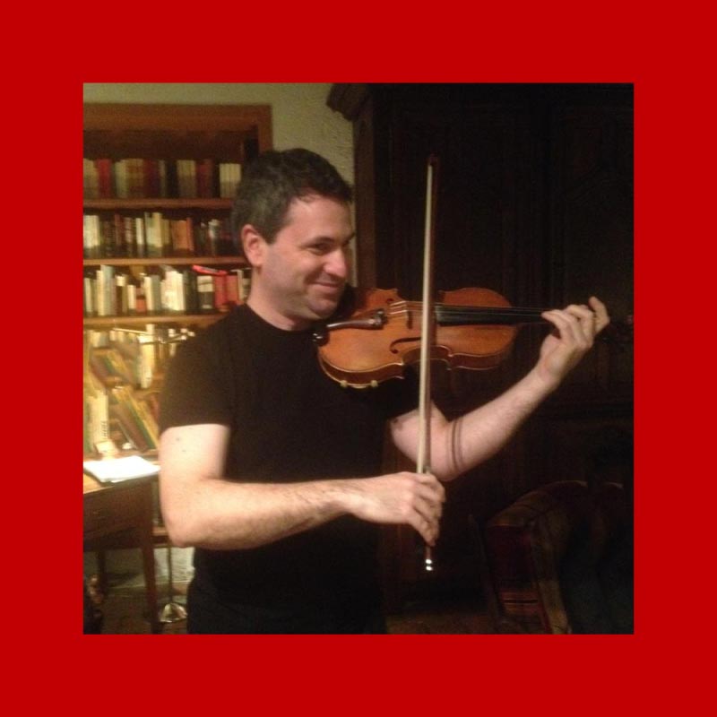Olivier Gervais, violoniste du Quatuor du Commun